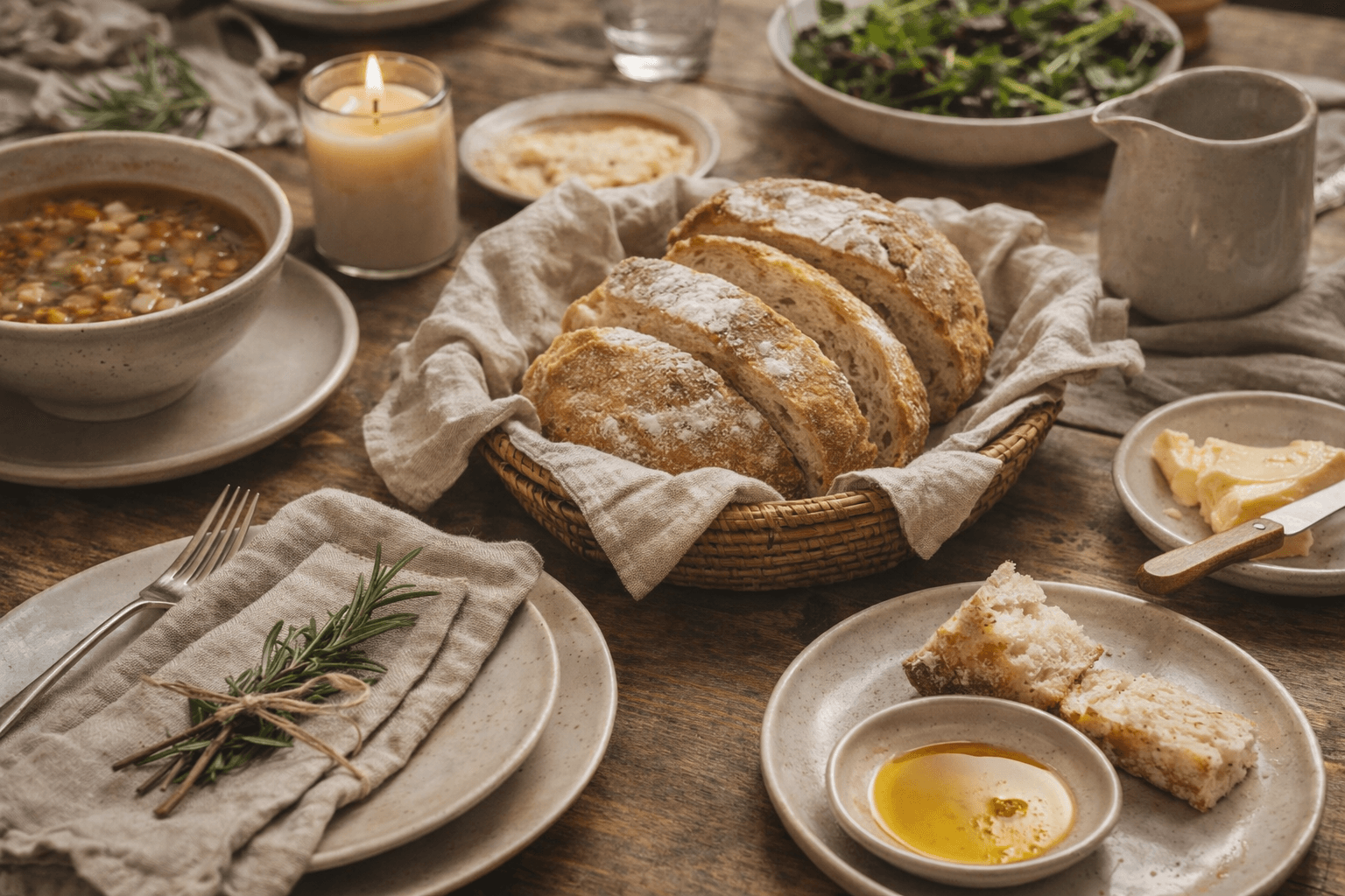 Bread and shared table